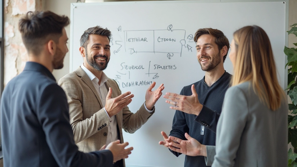 Professionele foto van diverse teamleden die succesvolle samenwerking tonen in een inclusieve werkomgeving