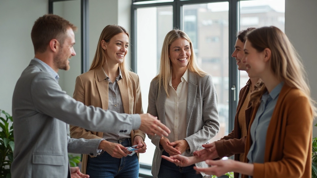 Diverse teamleden werken samen aan gezamenlijke doelstellingen