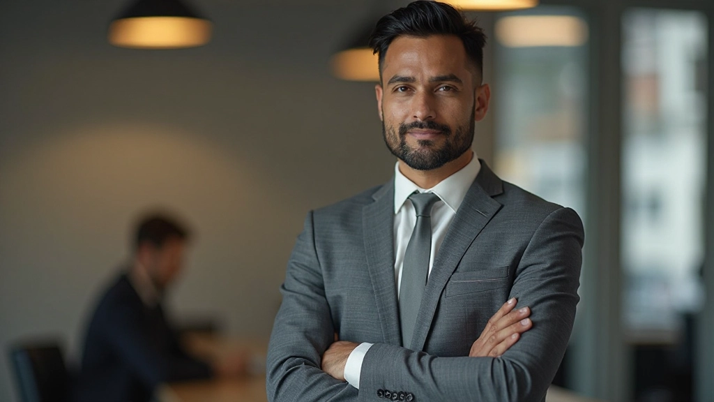 Portret van Arjun, HR-manager uit Rotterdam, professionele werkfoto
